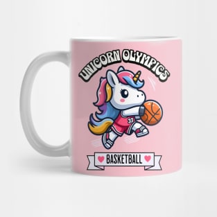 Basketball Unicorn Olympics 🏀🦄 - Slam Dunk Cuteness! Mug